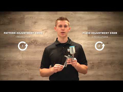 IWATA Spray Gun Kit LPH80 YouTube Video Adjusting
