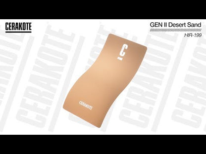 Cerakote HIR-199 GEN II Desert Sand NIR Management Ceramic Coating YouTube Color Sample