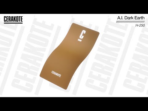 Cerakote H-250 A.I. Dark Earth YouTube Color Sample