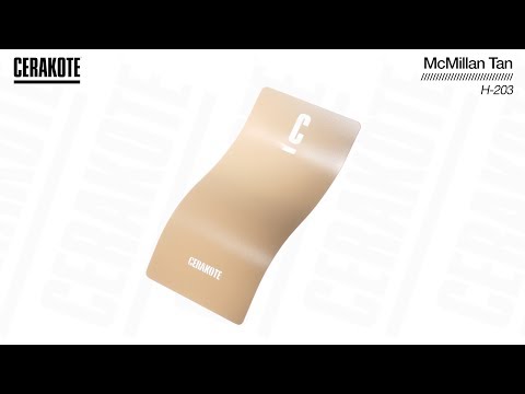 Cerakote H-203 McMillan Tan YouTube Color Sample