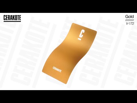 Cerakote V-172 Gold YouTube Color Sample
