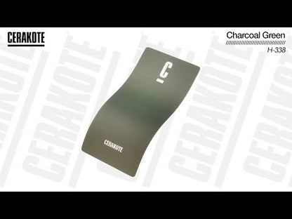 Cerakote H-338 Charcoal Green YouTube Color Sample