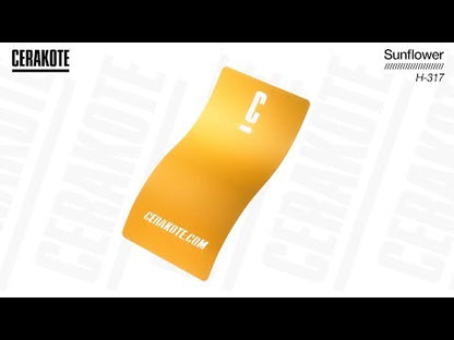 Cerakote H-317 Sunflower YouTube Color Sample