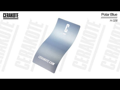 Cerakote H-326 Polar Blue YouTube Color Sample