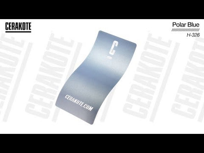Cerakote H-326 Polar Blue YouTube Color Sample