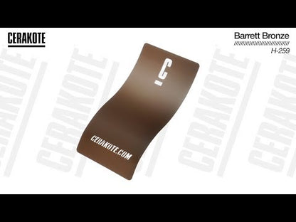 Cerakote H-259 Barrett® Bronze YouTube Color Sample
