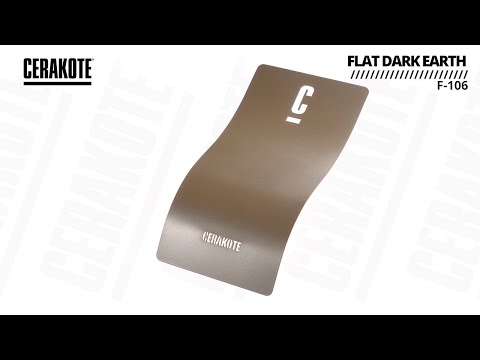Cerakote F-106 Flat Dark Earth (FDE) YouTube Sample