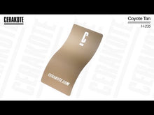 Cerakote H-235 Coyote Tan YouTube Color Sample