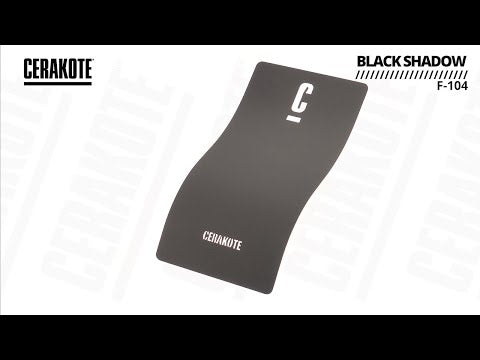 Cerakote F-104 Black Shadow YouTube Sample