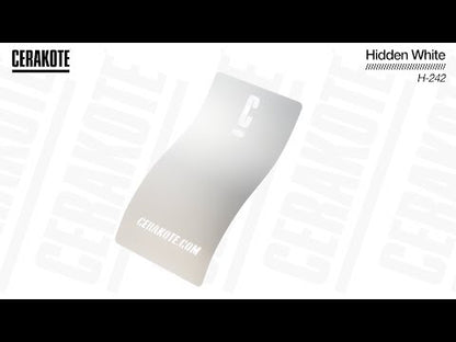 Cerakote H-242 Hidden White YouTube Color Sample