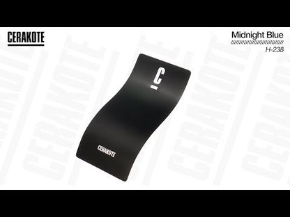 Cerakote H-238 Midnight Blue YouTube Color Sample