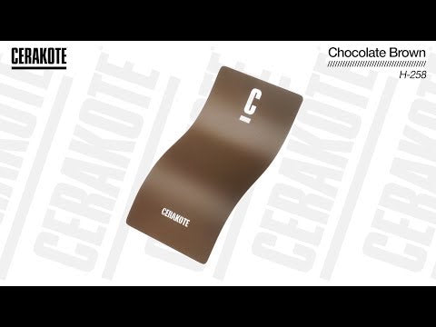 Cerakote H-258 Chocolate Brown YouTube Color Sample