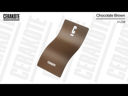 Cerakote H-258 Chocolate Brown YouTube Color Sample