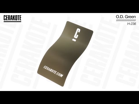 Cerakote H-236 O.D. Green YouTube Color Sample