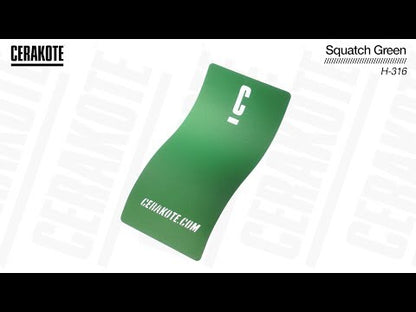 Cerakote H-316 Squatch Green YouTube Color Sample