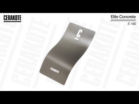 Cerakote E-160 Concrete YouTube Color Sample