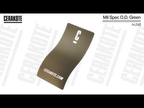Cerakote H-240 Mil Spec O.D. Green YouTube Color Sample
